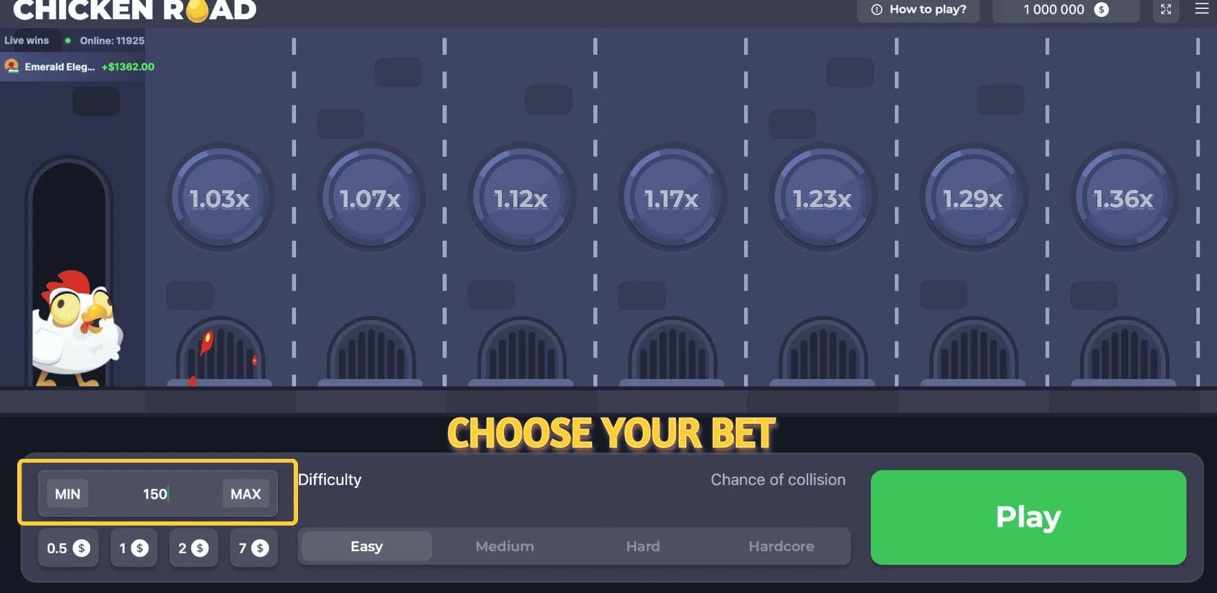 Chicken Road - Paso 1